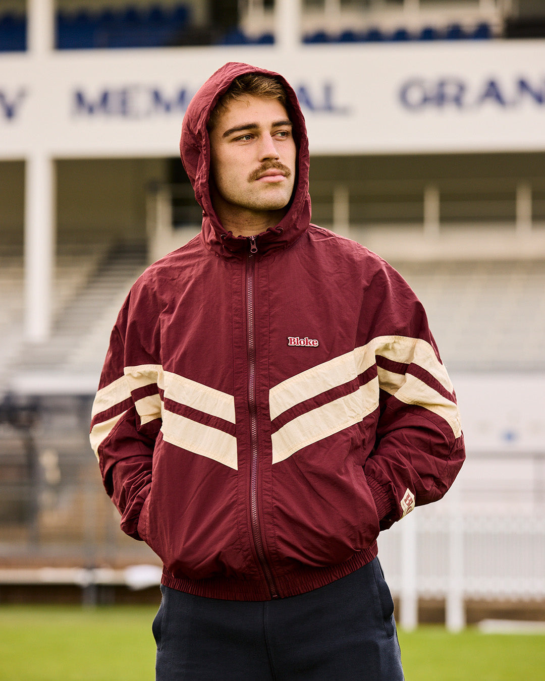 2026 Bloke Maroon Track Jacket