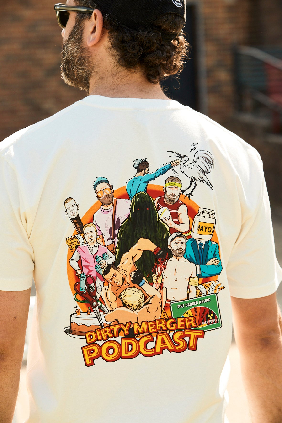 dirty merger podcast tshirt